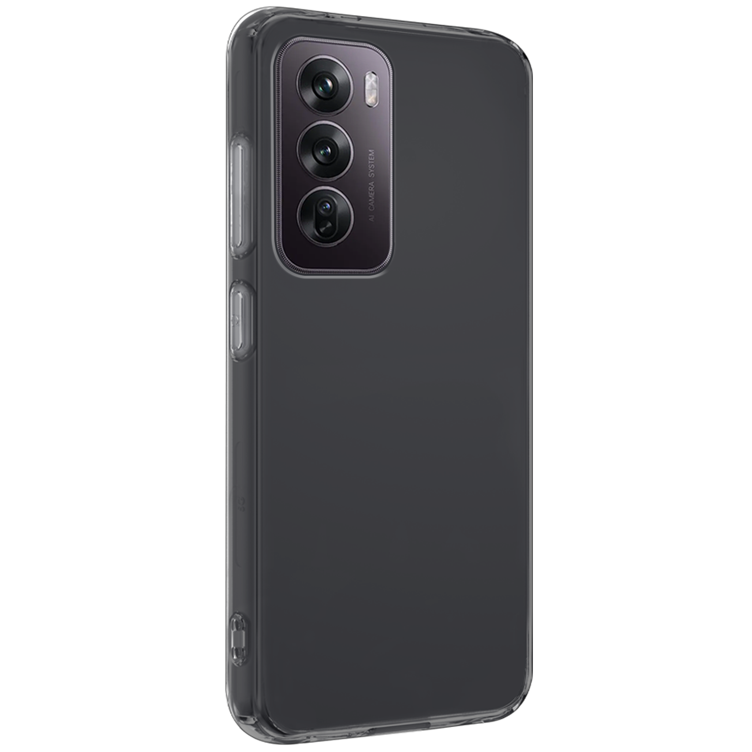 NoXx Hoes Geschikt voor Oppo Reno12 Hoesje Cover Siliconen Back Case Hoes - Transparant - 2x