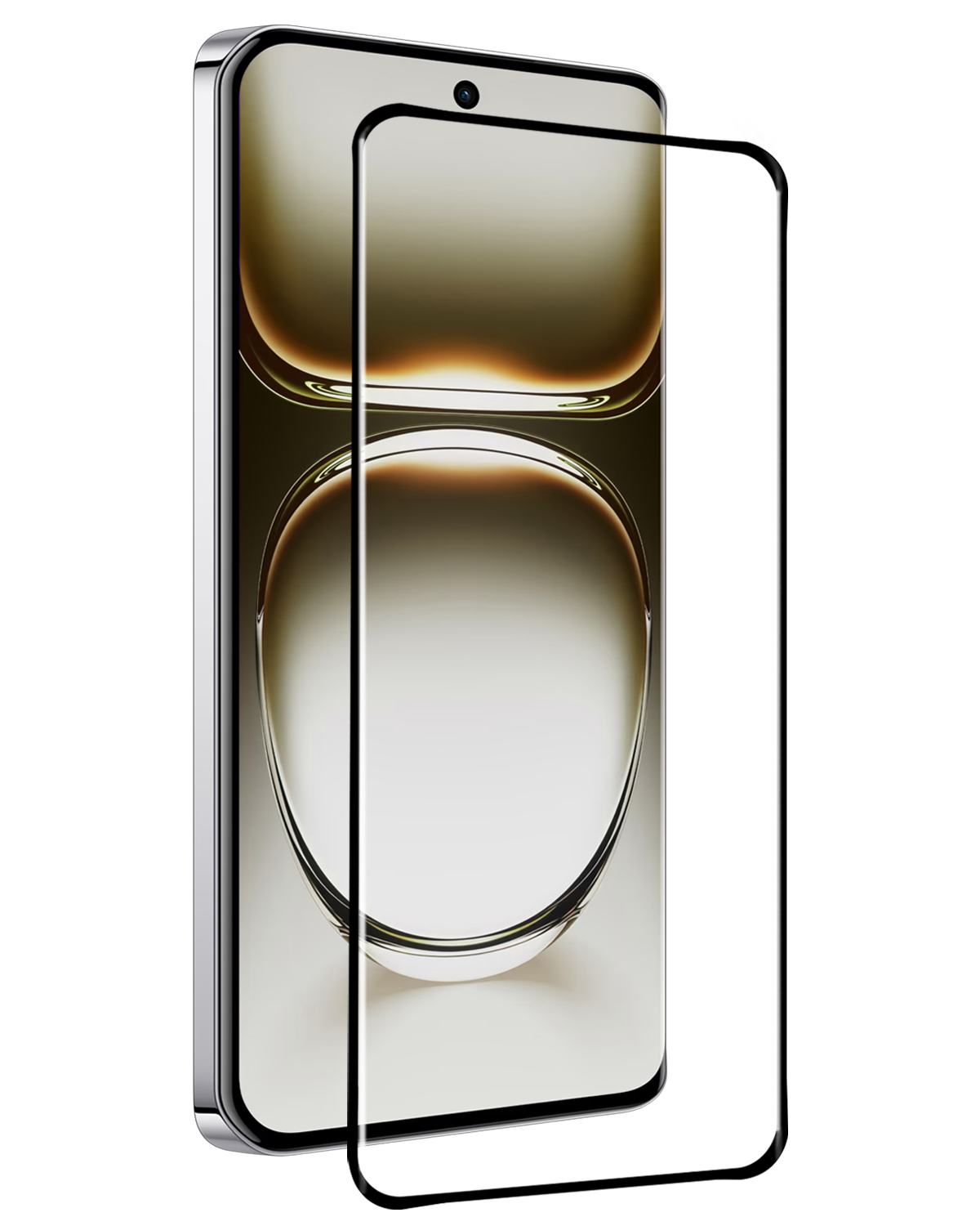 Nomfy Screenprotector Geschikt voor Oppo Reno12 Screenprotector Bescherm Glas - Screenprotector Geschikt voor Oppo Reno12 Screen Protector Tempered Glass Full Screen Full Cover