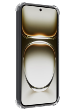 Nomfy Hoesje Geschikt voor Oppo Reno12 Hoesje Shock Proof Cover Case Shockproof Met Screenprotector - Hoes Geschikt voor Oppo Reno12 Hoes Siliconen Back Case - Transparant