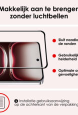 NoXx Screenprotector Geschikt voor Oppo Reno12 Pro Screenprotector Tempered Glass Gehard Glas Full Cover - 2x