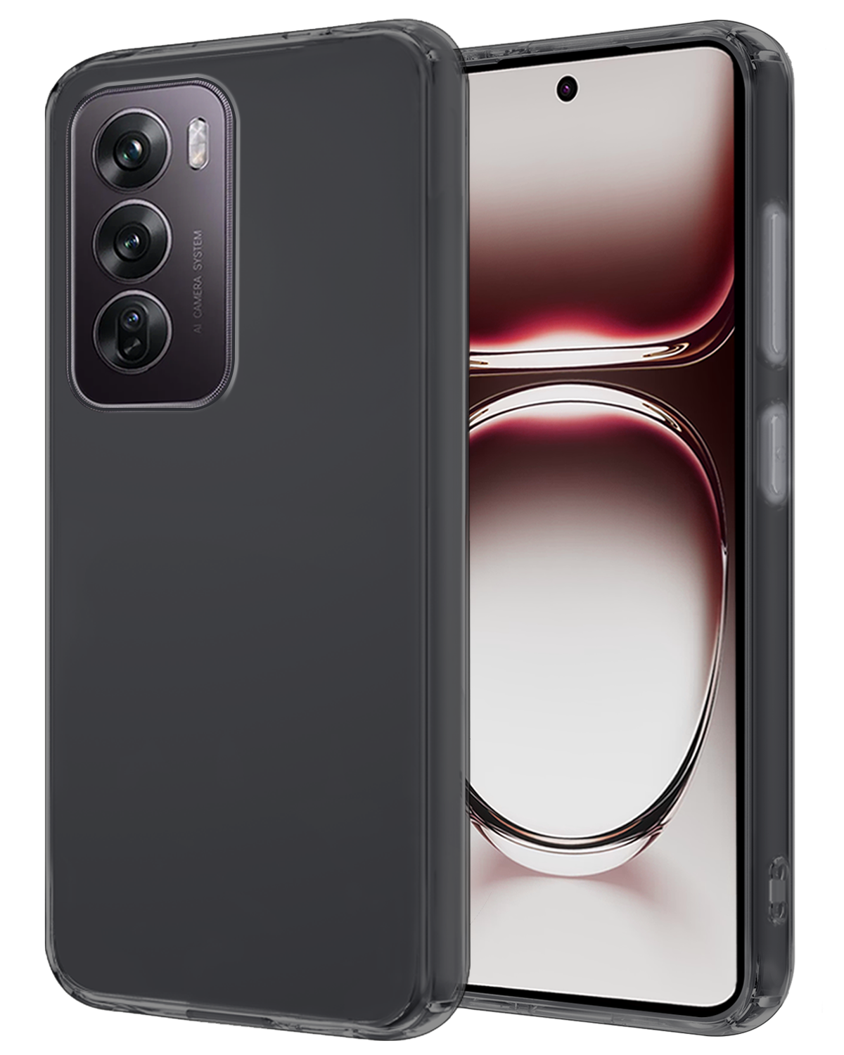 NoXx Hoes Geschikt voor Oppo Reno12 Pro Hoesje Cover Siliconen Back Case Hoes - Transparant