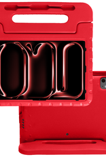 NoXx iPad Pro 13 inch 2024 Hoes Kinder Hoesje Kids Case Cover Kids Proof - iPad Pro 13 inch 2024 Kinder Hoes - Rood