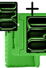 BASEY. iPad Pro 13 inch 2024 Hoes Kinder Hoesje Kids Case Cover Kids Proof Met Screenprotector - iPad Pro 13 inch 2024 Kinder Hoes - Groen