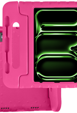 BASEY. iPad Pro 13 inch 2024 Hoes Kinder Hoesje Kids Case Cover Kids Proof - iPad Pro 13 inch 2024 Kinder Hoes - Roze
