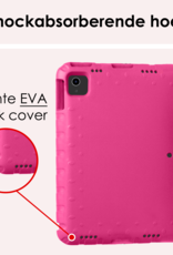 NoXx iPad Air 2024 Hoes Kinder Hoesje Kids Case Cover Kids Proof Met 2x Screenprotector - iPad Air 6 (13 inch) Kinder Hoes - Roze