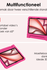 NoXx iPad Air 2024 Hoes Kinder Hoesje Kids Case Cover Kids Proof Met Screenprotector - iPad Air 6 (13 inch) Kinder Hoes - Roze