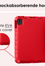 NoXx iPad Air 2024 Hoes Kinder Hoesje Kids Case Cover Kids Proof Met Screenprotector - iPad Air 6 (13 inch) Kinder Hoes - Rood