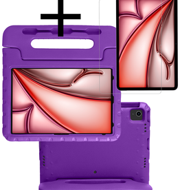 NoXx NoXx iPad Air 6 (13 inch) Kinderhoes Met Screenprotector - Paars