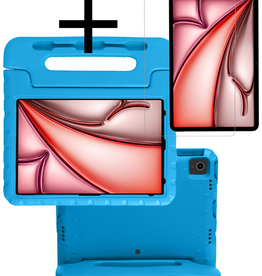 NoXx NoXx iPad Air 6 (13 inch) Kinderhoes Met Screenprotector - Blauw