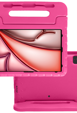 NoXx iPad Air 2024 Hoes Kinder Hoesje Kids Case Cover Kids Proof - iPad Air 6 (13 inch) Kinder Hoes - Roze