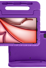 NoXx iPad Air 2024 Hoes Kinder Hoesje Kids Case Cover Kids Proof - iPad Air 6 (13 inch) Kinder Hoes - Paars