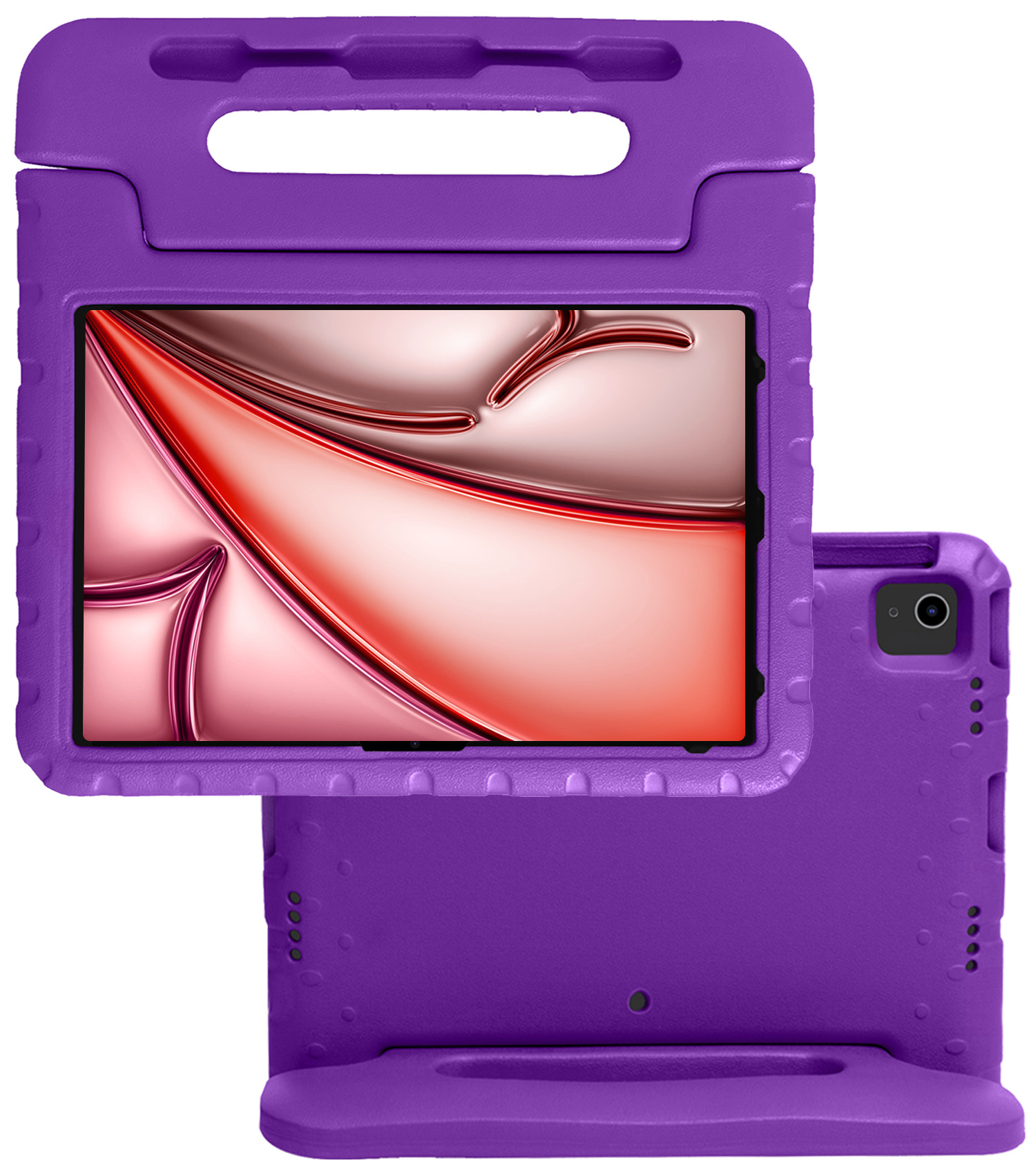 NoXx iPad Air 2024 Hoes Kinder Hoesje Kids Case Cover Kids Proof - iPad Air 6 (13 inch) Kinder Hoes - Paars