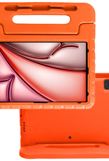 NoXx iPad Air 2024 Hoes Kinder Hoesje Kids Case Cover Kids Proof - iPad Air 6 (13 inch) Kinder Hoes - Oranje
