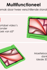 NoXx iPad Air 2024 Hoes Kinder Hoesje Kids Case Cover Kids Proof - iPad Air 6 (13 inch) Kinder Hoes - Groen