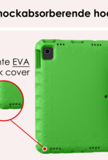 NoXx iPad Air 2024 Hoes Kinder Hoesje Kids Case Cover Kids Proof - iPad Air 6 (13 inch) Kinder Hoes - Groen