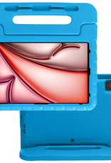 NoXx iPad Air 2024 Hoes Kinder Hoesje Kids Case Cover Kids Proof - iPad Air 6 (13 inch) Kinder Hoes - Licht Blauw