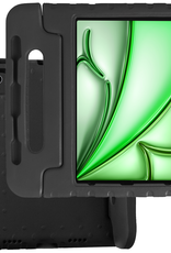 BASEY. iPad Air 2024 Hoes Kinder Hoesje Kids Case Cover Kids Proof - iPad Air 6 (13 inch) Kinder Hoes - Zwart