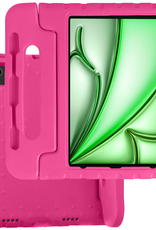 BASEY. iPad Air 2024 Hoes Kinder Hoesje Kids Case Cover Kids Proof - iPad Air 6 (13 inch) Kinder Hoes - Roze