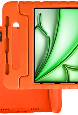 BASEY. iPad Air 2024 Hoes Kinder Hoesje Kids Case Cover Kids Proof - iPad Air 6 (13 inch) Kinder Hoes - Oranje