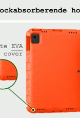 BASEY. iPad Air 2024 Hoes Kinder Hoesje Kids Case Cover Kids Proof - iPad Air 6 (13 inch) Kinder Hoes - Oranje