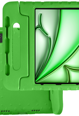 BASEY. iPad Air 2024 Hoes Kinder Hoesje Kids Case Cover Kids Proof - iPad Air 6 (13 inch) Kinder Hoes - Groen