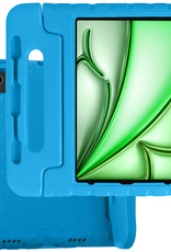 BASEY. iPad Air 2024 Hoes Kinder Hoesje Kids Case Cover Kids Proof - iPad Air 6 (13 inch) Kinder Hoes - Licht Blauw