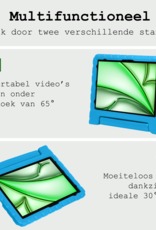 BASEY. iPad Air 2024 Hoes Kinder Hoesje Kids Case Cover Kids Proof - iPad Air 6 (13 inch) Kinder Hoes - Licht Blauw