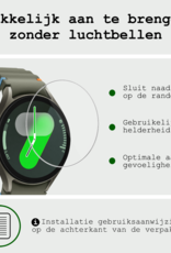 BASEY. Screenprotector Geschikt voor Samsung Watch 7 44 mm Screenprotector Glas Gehard Screen Cover - Screen Protector Geschikt voor Samsung Galaxy Watch 7 (44 mm) Screenprotector Tempered Glass