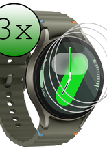 BASEY. Screenprotector Geschikt voor Samsung Watch 7 44 mm Screenprotector Glas Gehard Screen Cover - Screen Protector Geschikt voor Samsung Galaxy Watch 7 (44 mm) Screenprotector Tempered Glass - 3 PACK