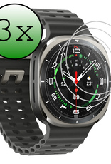 BASEY. Screenprotector Geschikt voor Samsung Watch 7 Ultra 47 mm Screenprotector Glas Gehard Screen Cover - Screen Protector Geschikt voor Samsung Galaxy Watch 7 Ultra (47 mm) Screenprotector Tempered Glass - 3 PACK