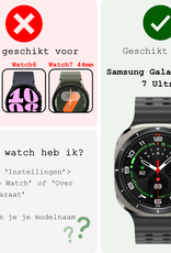 BASEY. Screenprotector Geschikt voor Samsung Watch 7 Ultra 47 mm Screenprotector Glas Gehard Screen Cover - Screen Protector Geschikt voor Samsung Galaxy Watch 7 Ultra (47 mm) Screenprotector Tempered Glass - 3 PACK