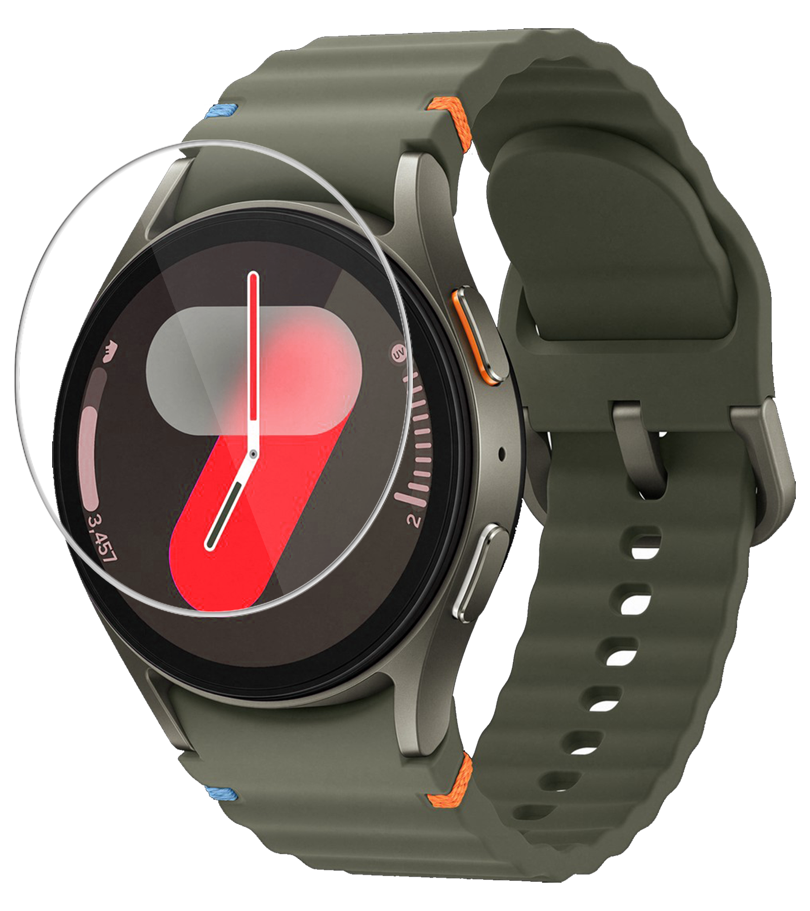 NoXx Screenprotector Geschikt voor Samsung Watch 7 40 mm Screenprotector Glas Gehard Screen Cover - Screen Protector Geschikt voor Samsung Galaxy Watch 7 (40 mm) Screenprotector Tempered Glass