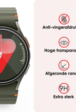 NoXx Screenprotector Geschikt voor Samsung Watch 7 40 mm Screenprotector Glas Gehard Screen Cover - Screen Protector Geschikt voor Samsung Galaxy Watch 7 (40 mm) Screenprotector Tempered Glass - 2 PACK