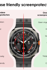 NoXx Screenprotector Geschikt voor Samsung Watch 7 Ultra 47 mm Screenprotector Glas Gehard Screen Cover - Screen Protector Geschikt voor Samsung Galaxy Watch 7 Ultra (47 mm) Screenprotector Tempered Glass