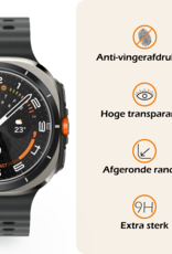 Nomfy Screenprotector Geschikt voor Samsung Watch 7 Ultra 47 mm Screenprotector Glas Gehard Screen Cover - Screen Protector Geschikt voor Samsung Galaxy Watch 7 Ultra (47 mm) Screenprotector Tempered Glass - 2 PACK