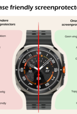 Nomfy Screenprotector Geschikt voor Samsung Watch 7 Ultra 47 mm Screenprotector Glas Gehard Screen Cover - Screen Protector Geschikt voor Samsung Galaxy Watch 7 Ultra (47 mm) Screenprotector Tempered Glass - 3 PACK