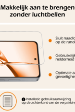 Nomfy Hoesje Geschikt voor OnePlus Nord CE4 Hoesje Book Case Hoes Portemonnee Cover Walletcase Met 2x Screenprotector - Hoes Geschikt voor OnePlus Nord CE4 Hoes Bookcase Hoesje - Zwart
