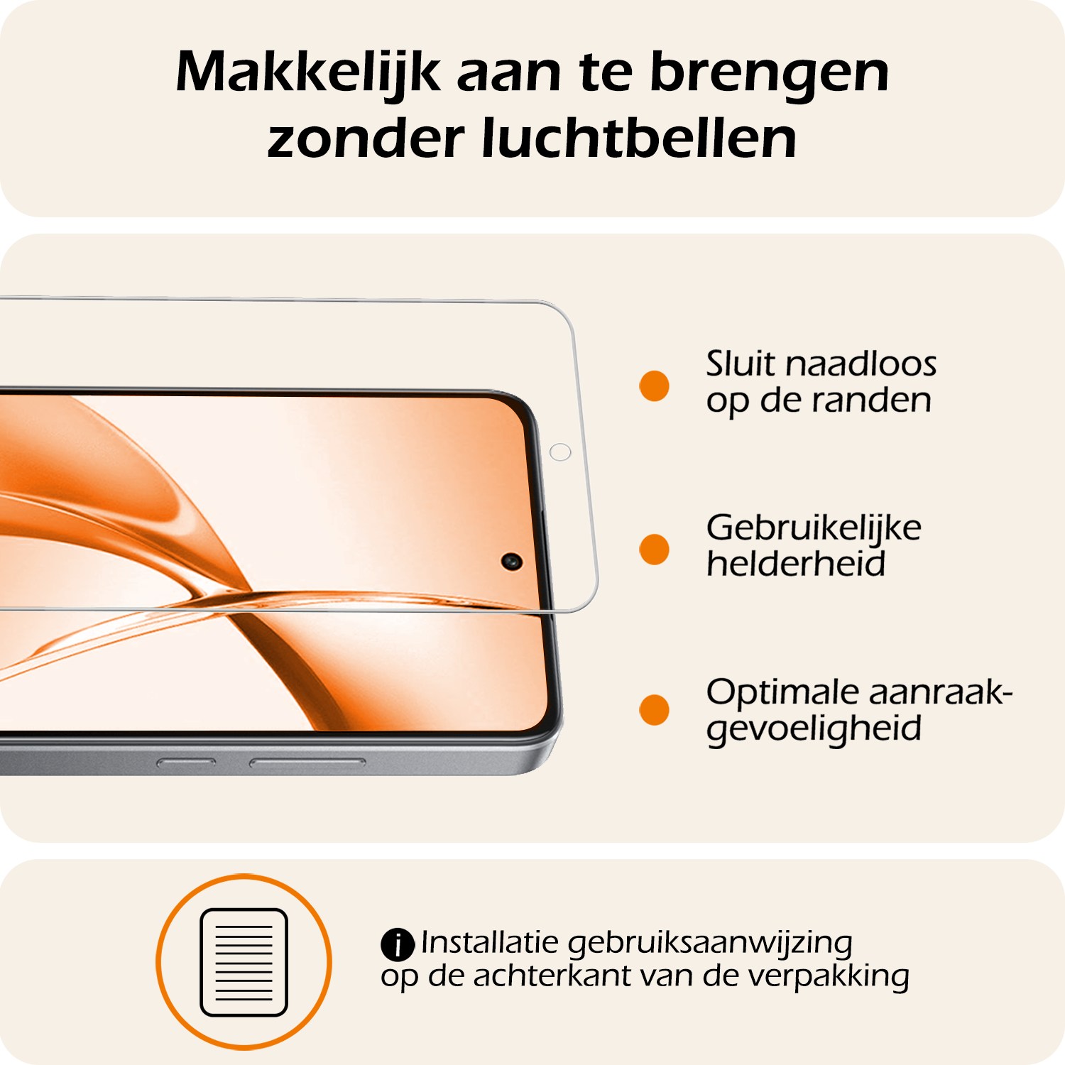 Nomfy Hoesje Geschikt voor OnePlus Nord CE4 Hoesje Book Case Hoes Portemonnee Cover Walletcase Met Screenprotector - Hoes Geschikt voor OnePlus Nord CE4 Hoes Bookcase Hoesje - Zwart