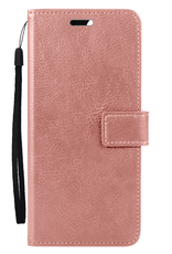 Nomfy Hoesje Geschikt voor OnePlus Nord CE4 Hoesje Book Case Hoes Portemonnee Cover Walletcase - Hoes Geschikt voor OnePlus Nord CE4 Hoes Bookcase Hoesje - Rosé goud