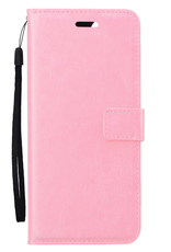 Nomfy Hoesje Geschikt voor OnePlus Nord CE4 Hoesje Book Case Hoes Portemonnee Cover Walletcase - Hoes Geschikt voor OnePlus Nord CE4 Hoes Bookcase Hoesje - Lichtroze