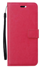 Nomfy Hoesje Geschikt voor OnePlus Nord CE4 Hoesje Book Case Hoes Portemonnee Cover Walletcase - Hoes Geschikt voor OnePlus Nord CE4 Hoes Bookcase Hoesje - Donkerroze