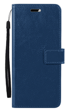 Nomfy Hoesje Geschikt voor OnePlus Nord CE4 Hoesje Book Case Hoes Portemonnee Cover Walletcase - Hoes Geschikt voor OnePlus Nord CE4 Hoes Bookcase Hoesje - Donkerblauw