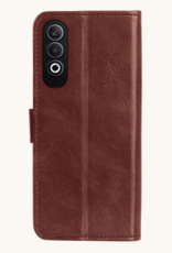 Nomfy Hoesje Geschikt voor OnePlus Nord CE4 Hoesje Book Case Hoes Portemonnee Cover Walletcase - Hoes Geschikt voor OnePlus Nord CE4 Hoes Bookcase Hoesje - Bruin