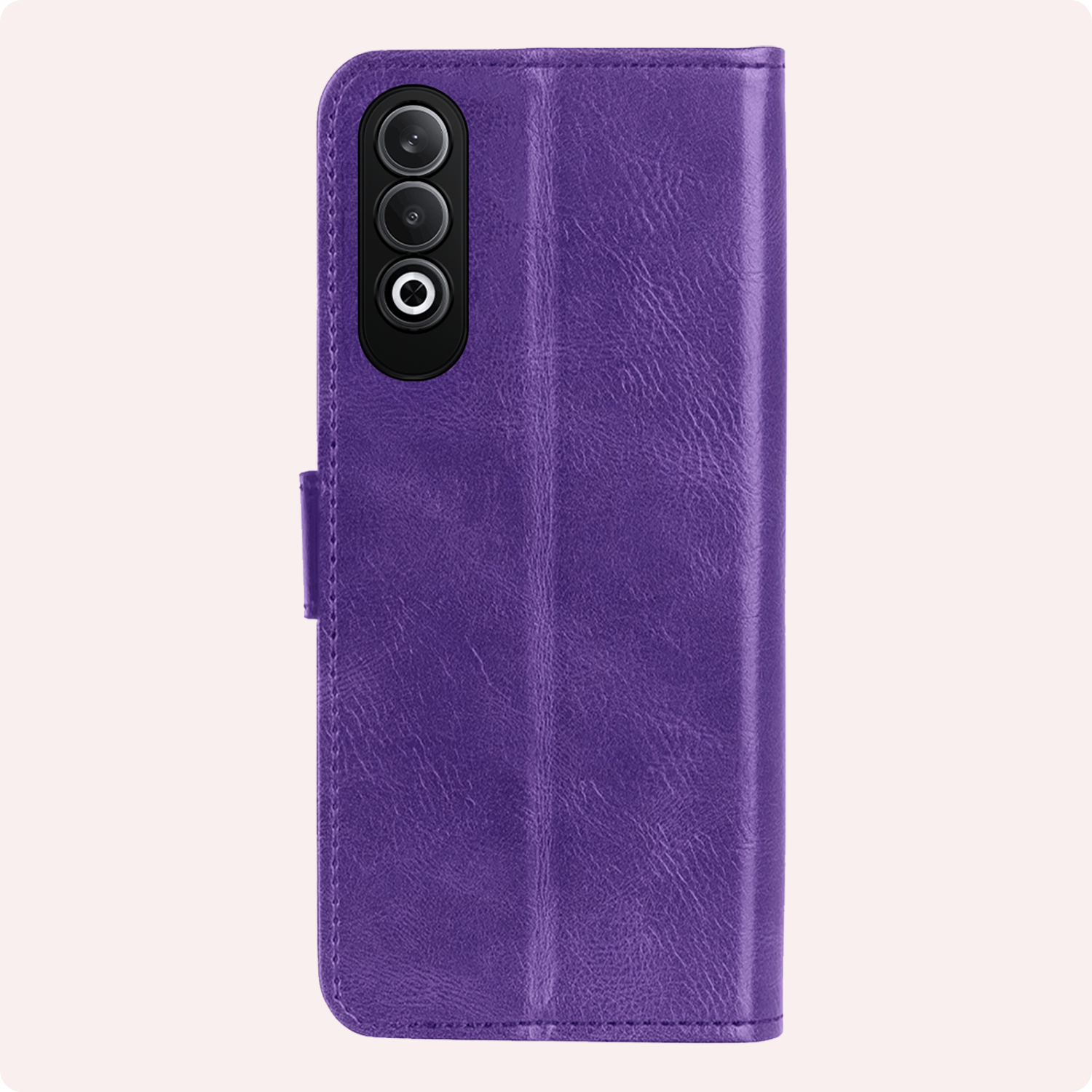 NoXx Hoesje Geschikt voor OnePlus Nord CE4 Hoesje Book Case Hoes Portemonnee Cover Walletcase Met Screenprotector - Hoes Geschikt voor OnePlus Nord CE4 Hoes Bookcase Hoesje - Paars