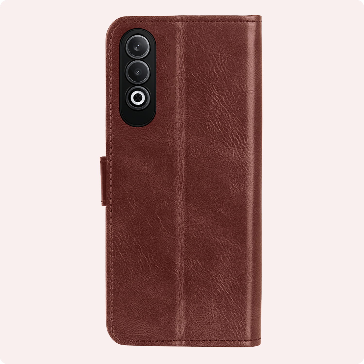 NoXx Hoesje Geschikt voor OnePlus Nord CE4 Hoesje Book Case Hoes Portemonnee Cover Walletcase Met Screenprotector - Hoes Geschikt voor OnePlus Nord CE4 Hoes Bookcase Hoesje - Bruin