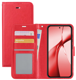 NoXx NoXx OnePlus Nord CE4 Hoesje Bookcase - Rood