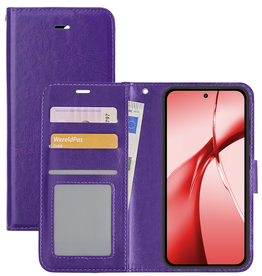 NoXx NoXx OnePlus Nord CE4 Hoesje Bookcase - Paars