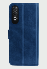 BASEY. Hoesje Geschikt voor OnePlus Nord CE4 Hoesje Book Case Hoes Portemonnee Cover Walletcase Met 2x Screenprotector - Hoes Geschikt voor OnePlus Nord CE4 Hoes Bookcase Hoesje - Donkerblauw