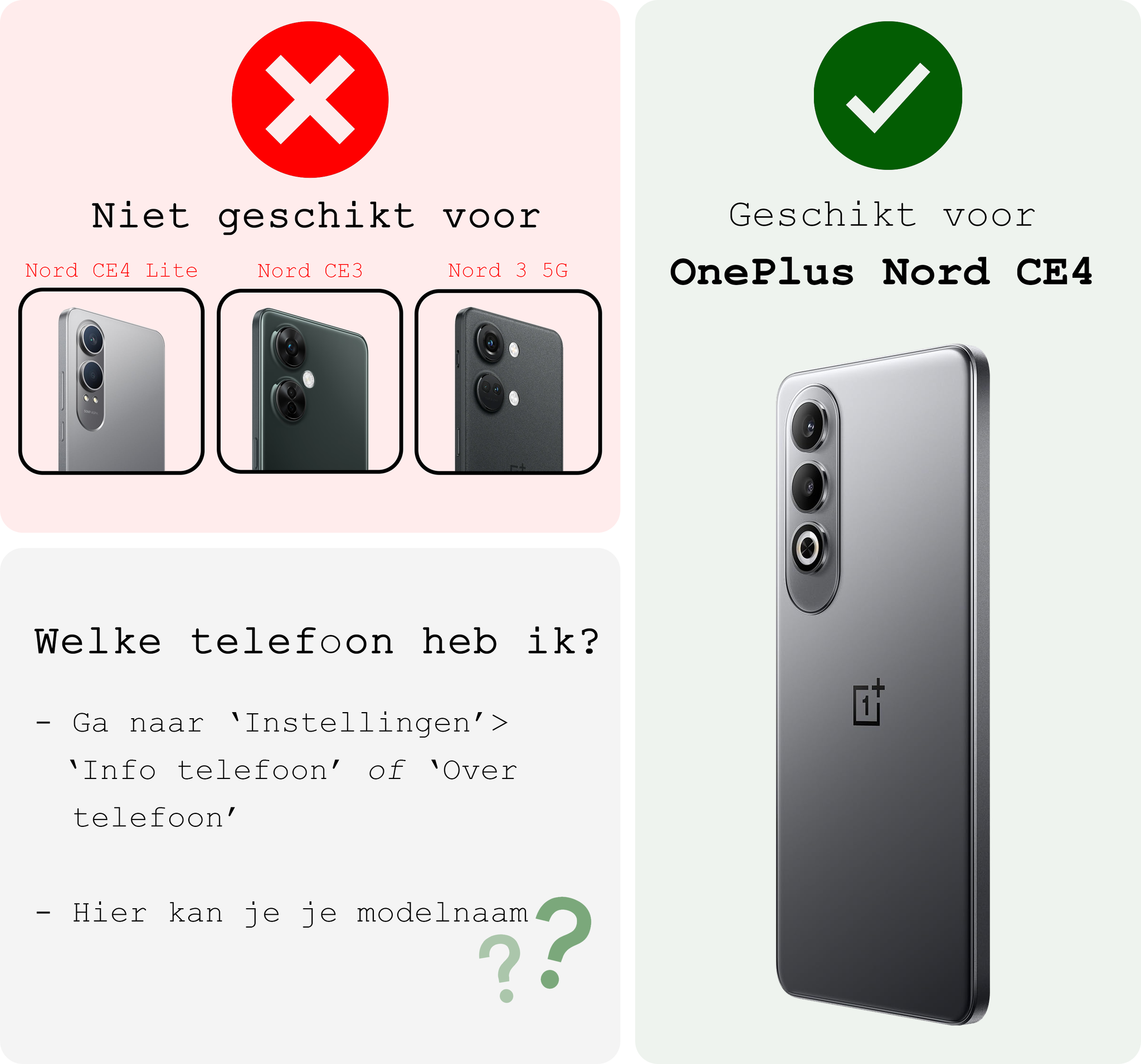 BASEY. Hoesje Geschikt voor OnePlus Nord CE4 Hoesje Book Case Hoes Portemonnee Cover Walletcase Met Screenprotector - Hoes Geschikt voor OnePlus Nord CE4 Hoes Bookcase Hoesje - Zwart
