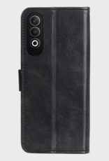 BASEY. Hoesje Geschikt voor OnePlus Nord CE4 Hoesje Book Case Hoes Portemonnee Cover Walletcase Met Screenprotector - Hoes Geschikt voor OnePlus Nord CE4 Hoes Bookcase Hoesje - Zwart